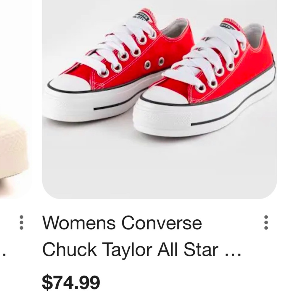 Converse Women's Chuck Taylor All-Star Platforms. Red. Size 9.5
Brand new in box